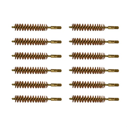 416 CALIBER BRONZE ''BEEFY'' BORE BRUSH 12 PACK