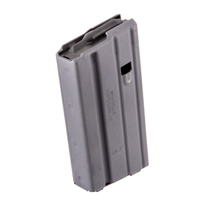 Brownells AR-15 Magazine SS 223/5.56 20RD Aluminum Gray