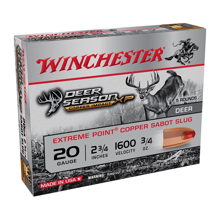 20 GAUGE 2-3/4'' 3/4OZ SABOT SUG 5/BOX