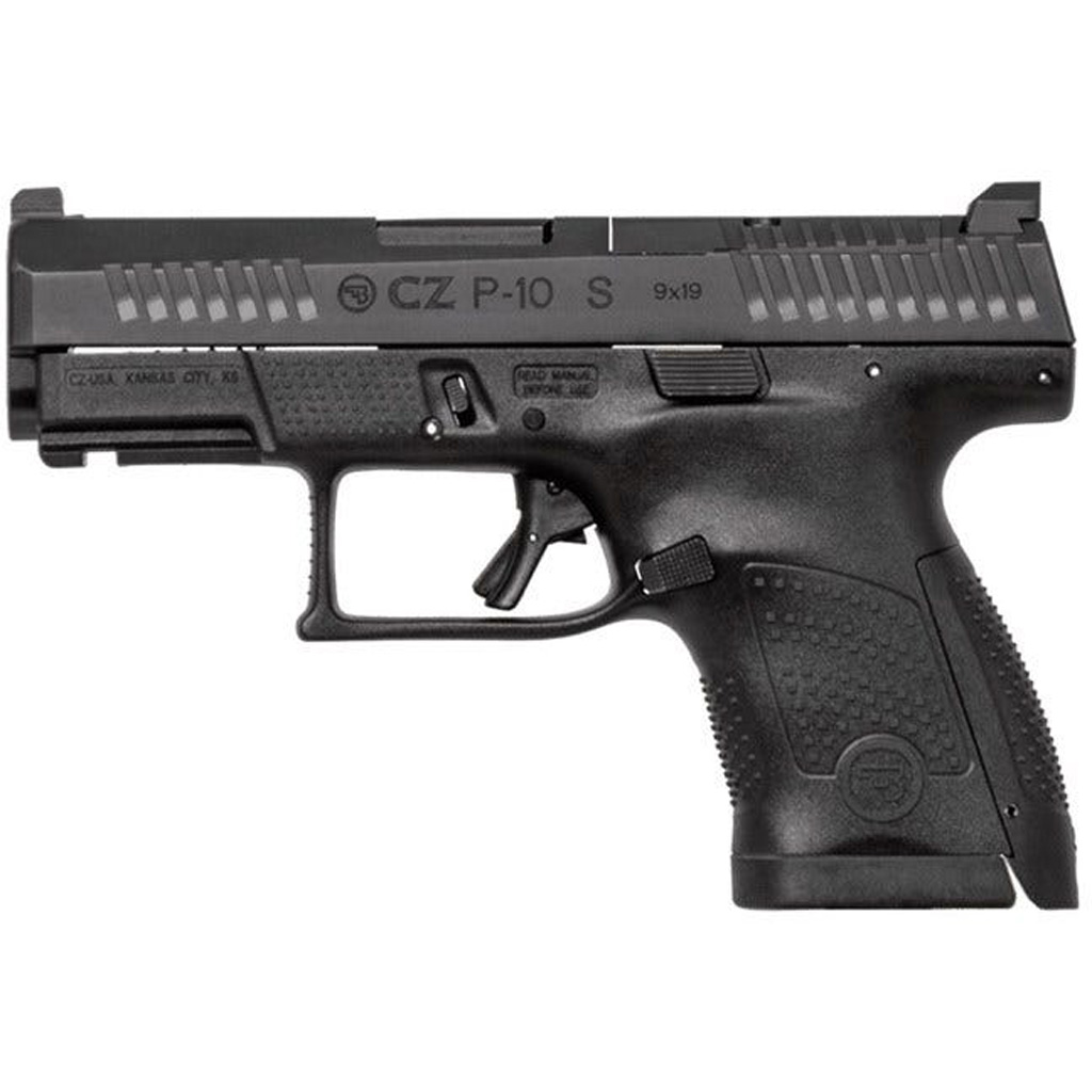 CZ P-10 S 9mm Luger 3.5 in 10+1 Black Optic Ready Pistol