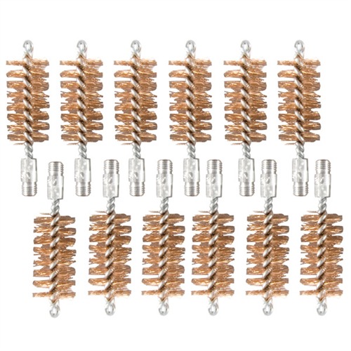 12 GAUGE DOUBLE-TUFF BRONZE SHOTGUN BRUSH 12 PACK
