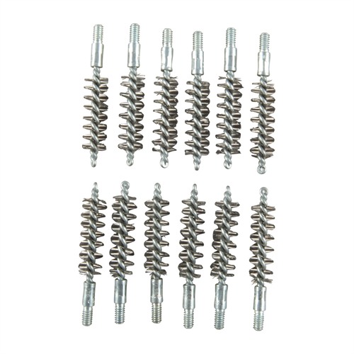 9MM, 38/357 CAL STANDARD LINE STAINLESS PISTOL BRUSH 12PK