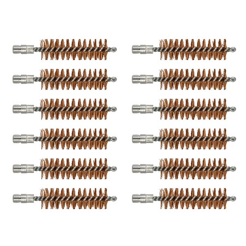 20 GAUGE BRONZE CHAMBER BRUSH 5/16''-27 THREAD 12 PACK