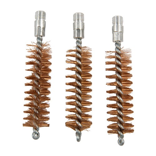 20 GAUGE BRONZE CHAMBER BRUSH 5/16''-27 THREAD 3 PACK
