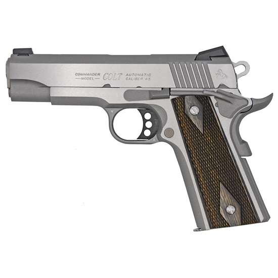 Colt Combat Commander .45 ACP 4.25in 8 Round Stainless Steel G10 Grips