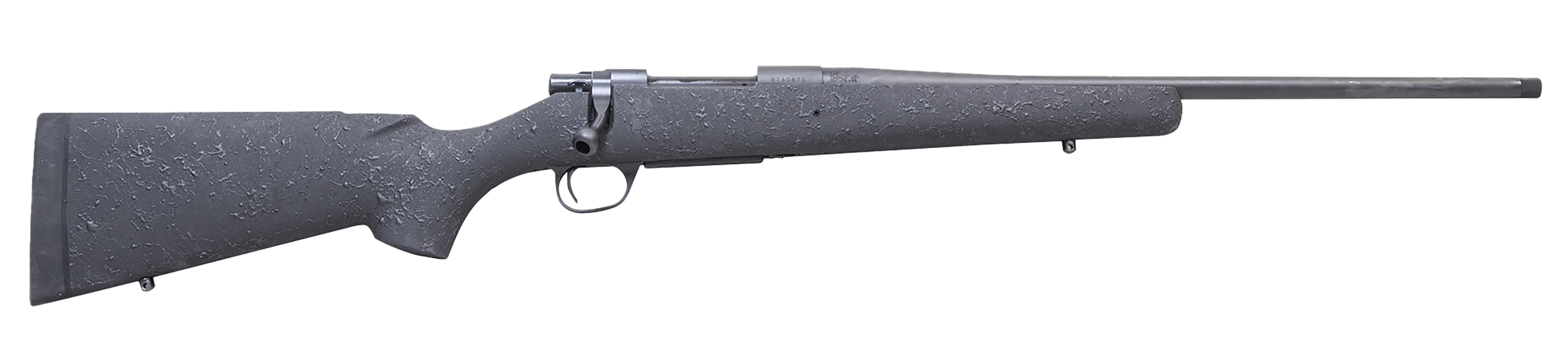 Howa HHSSL708BLK 1500 Superlite Gen2 Full Size 7mm-08 Rem 3+1 20" Black Threaded Barrel, Matte Blue Steel Drilled & Tapped Receiver, Black w/Black Webbing HS Precision Synthetic Stock, Right Hand