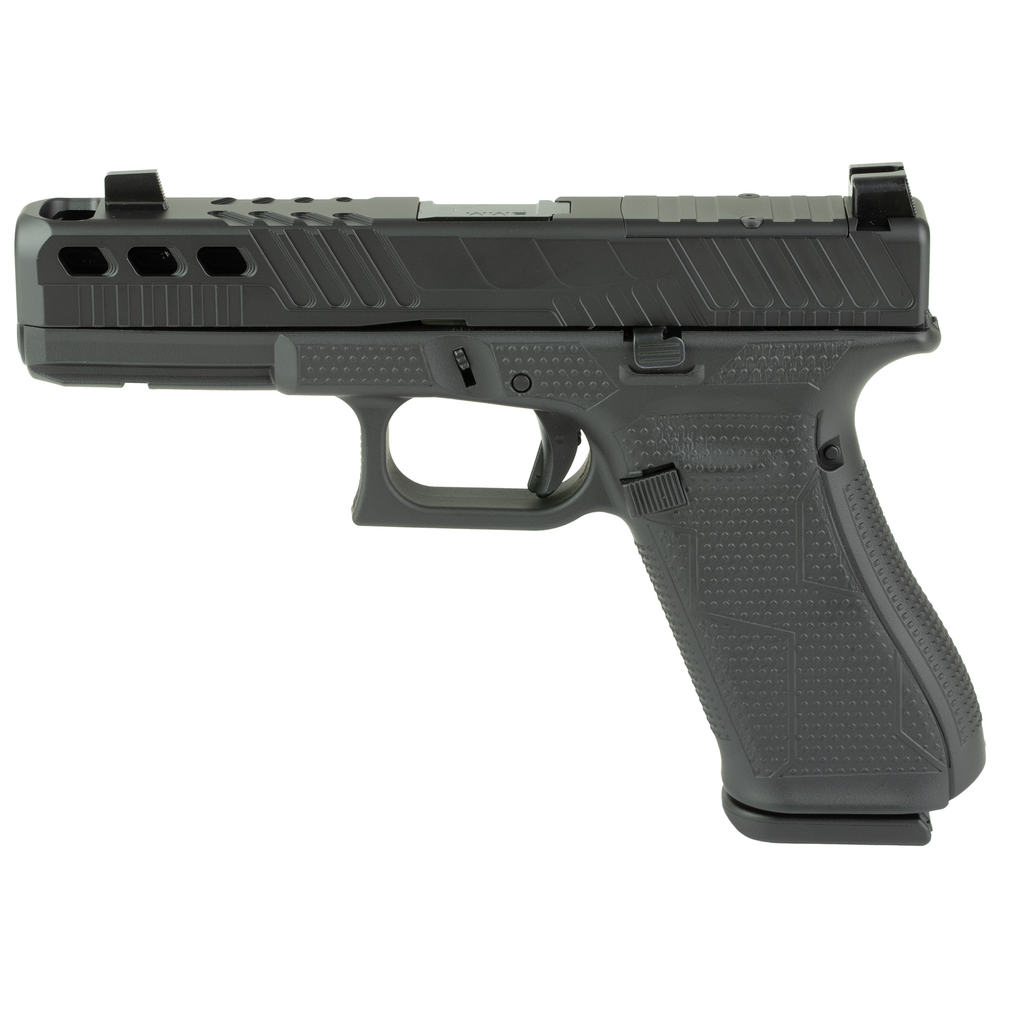 Glock 17 Gen5 9mm Luger 4.49in Barrel 17 Rounds Cerakote Orca Suppressor Height Sights