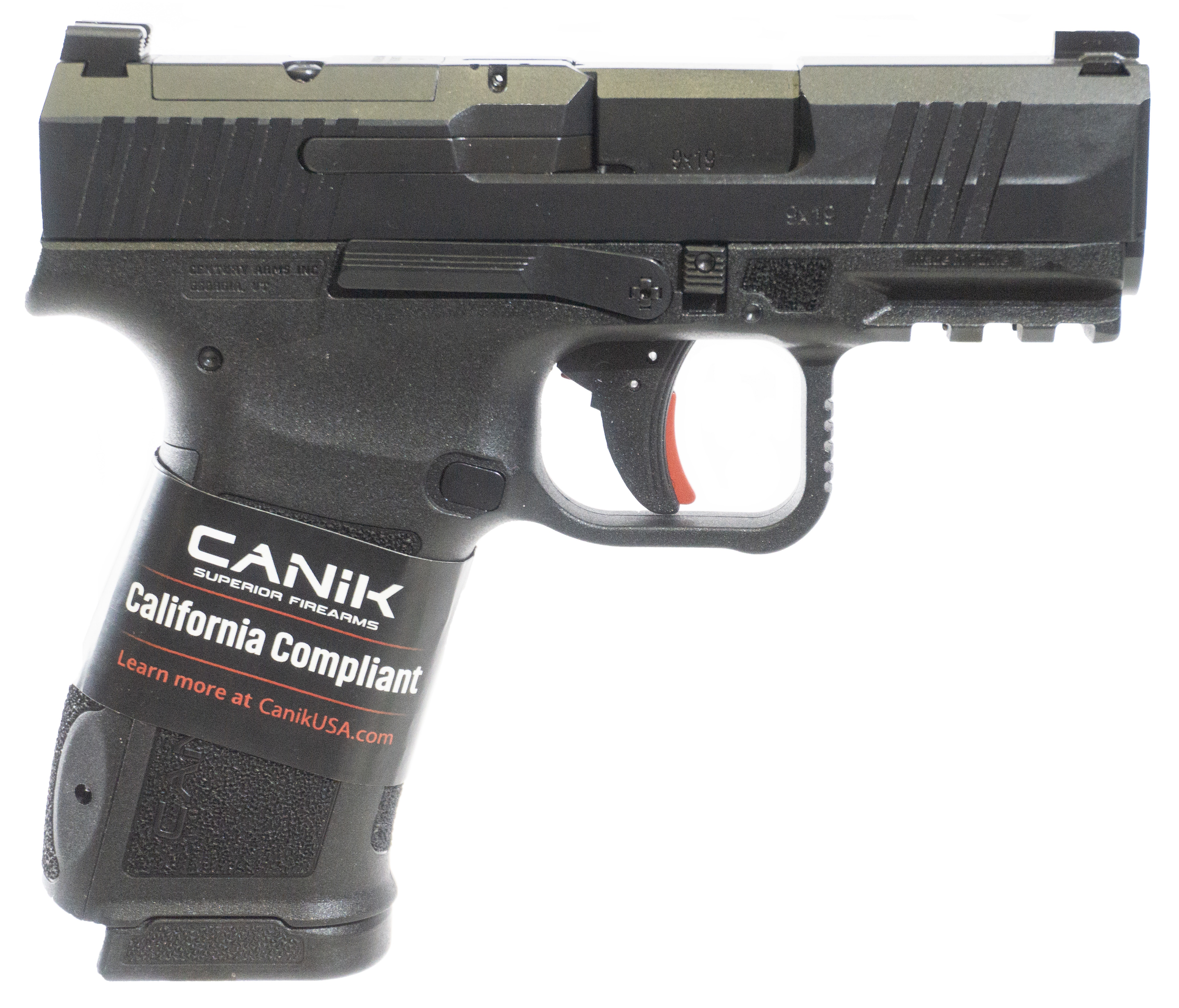 Canik Mete MC9L 9mm Luger 3.18 in 10+1 Nitride Steel Slide Polymer Frame