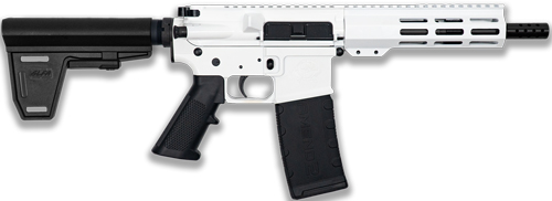 Great Lake Firearms GLFA AR15 Pistol 223 Rem 7.5 Inch 30 Rounds White