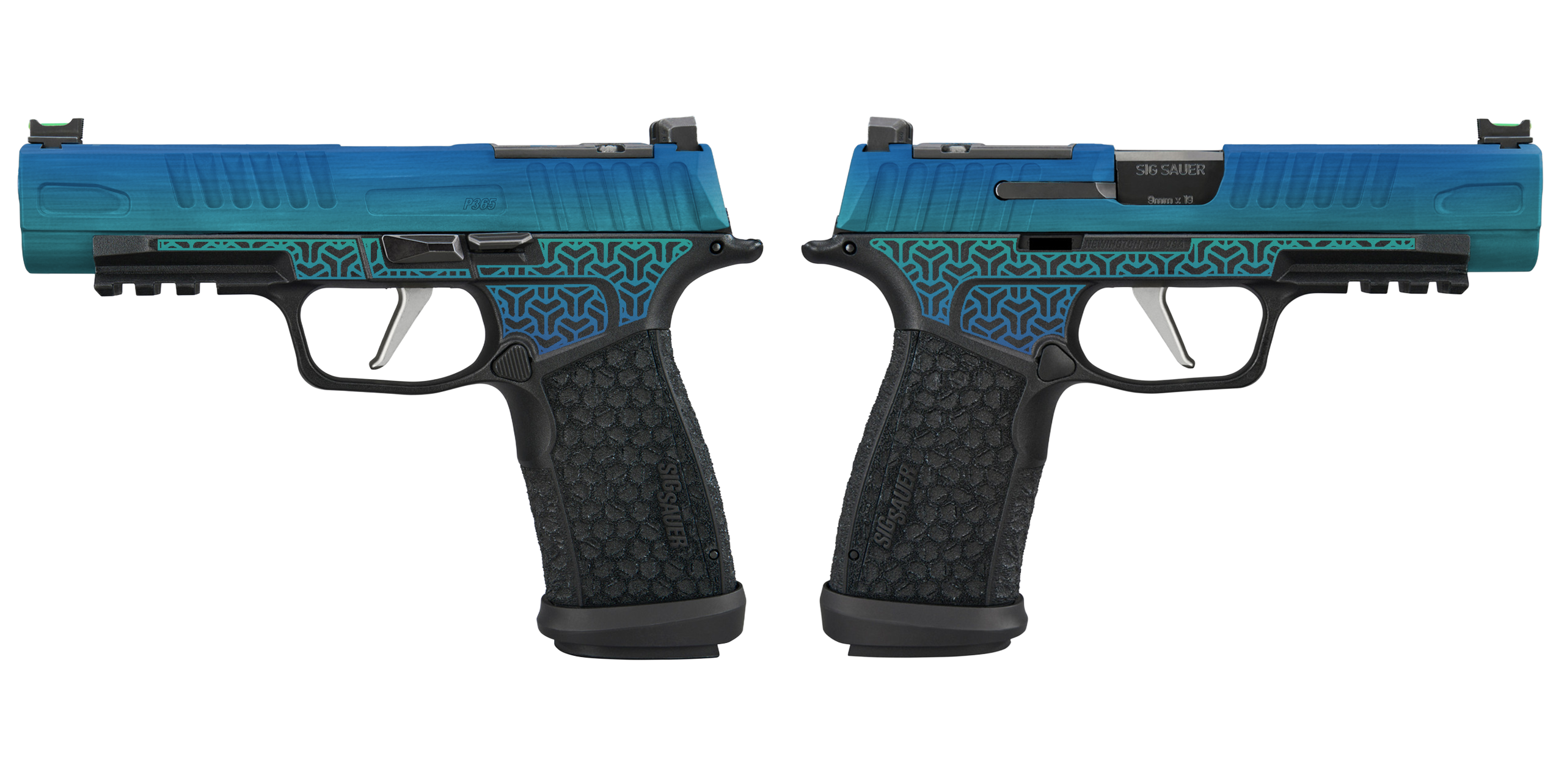 SIG SAUER P365 FUSE 9MM 4.3" MAHI, O.R. 1-17RD, 2-21RD