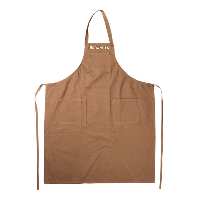 CANVAS APRON, SHORT, BROWN