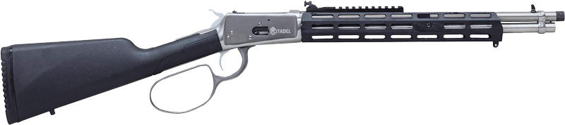 Citadel CIT44LVRSS Levtac-92  Full Size 44 Mag 8+1 16.50" Stainless Threaded Barrel, Picatinny Rail Stainless Steel Receiver, Black Fixed Synthetic Stock, - CIT44LVRSS - 682146898002