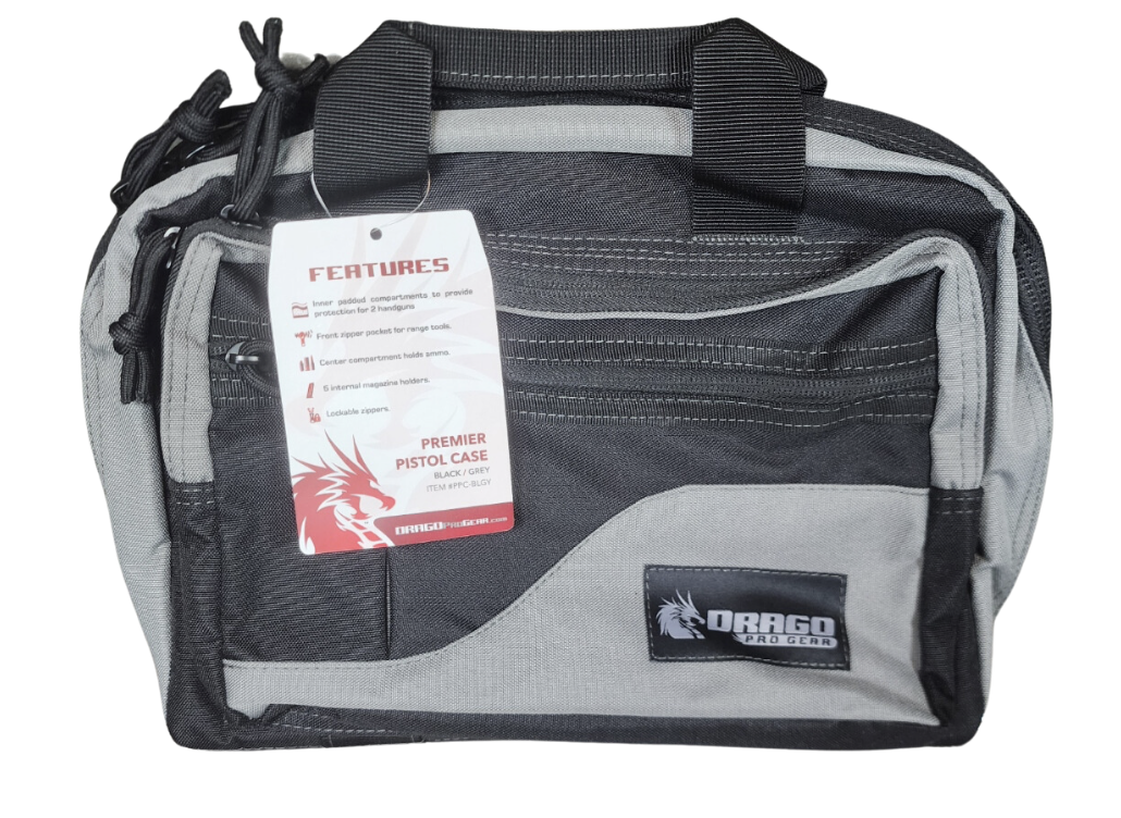 DRAGO PRO GEAR PREMIER PISTOL CASE BLACK (20/CASE)