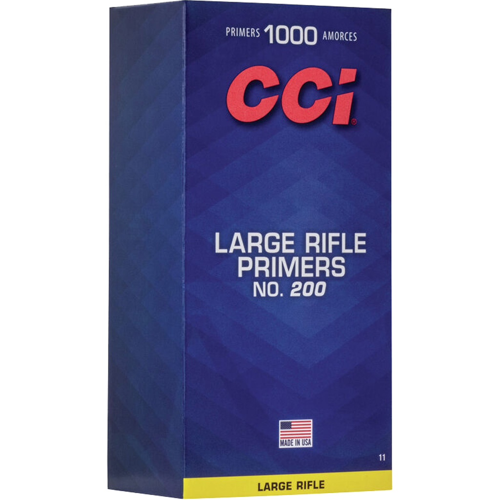 CCI Standard Rifle Primers 200 Large 1000 ct. HAZ
