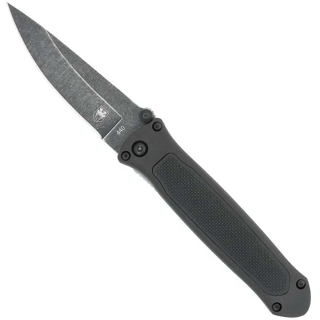 COBRATEC BLACK HIDDEN RELEASE QUICK STRIKE 3.25" BLD G10 GRIP - BLKHRQS - 099654038910