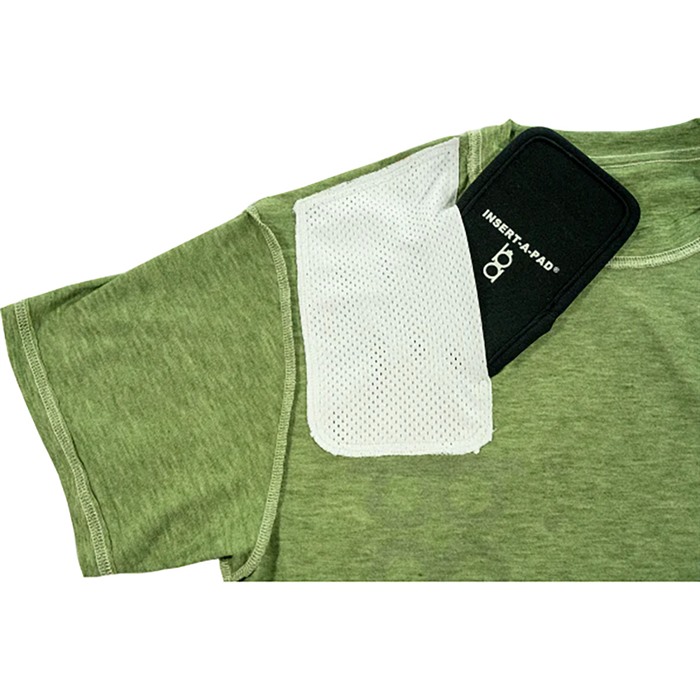 SHOOTING T-SHIRT WITH INSERT-A-PAD GREEN XL