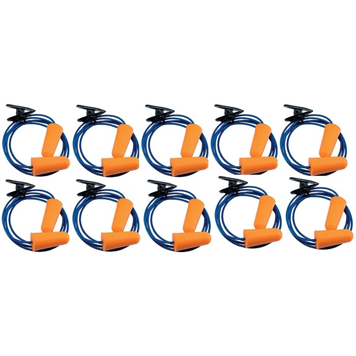 RANGE EAR PLUGS 31DB NRR 10-PACK BLUE/ORANGE