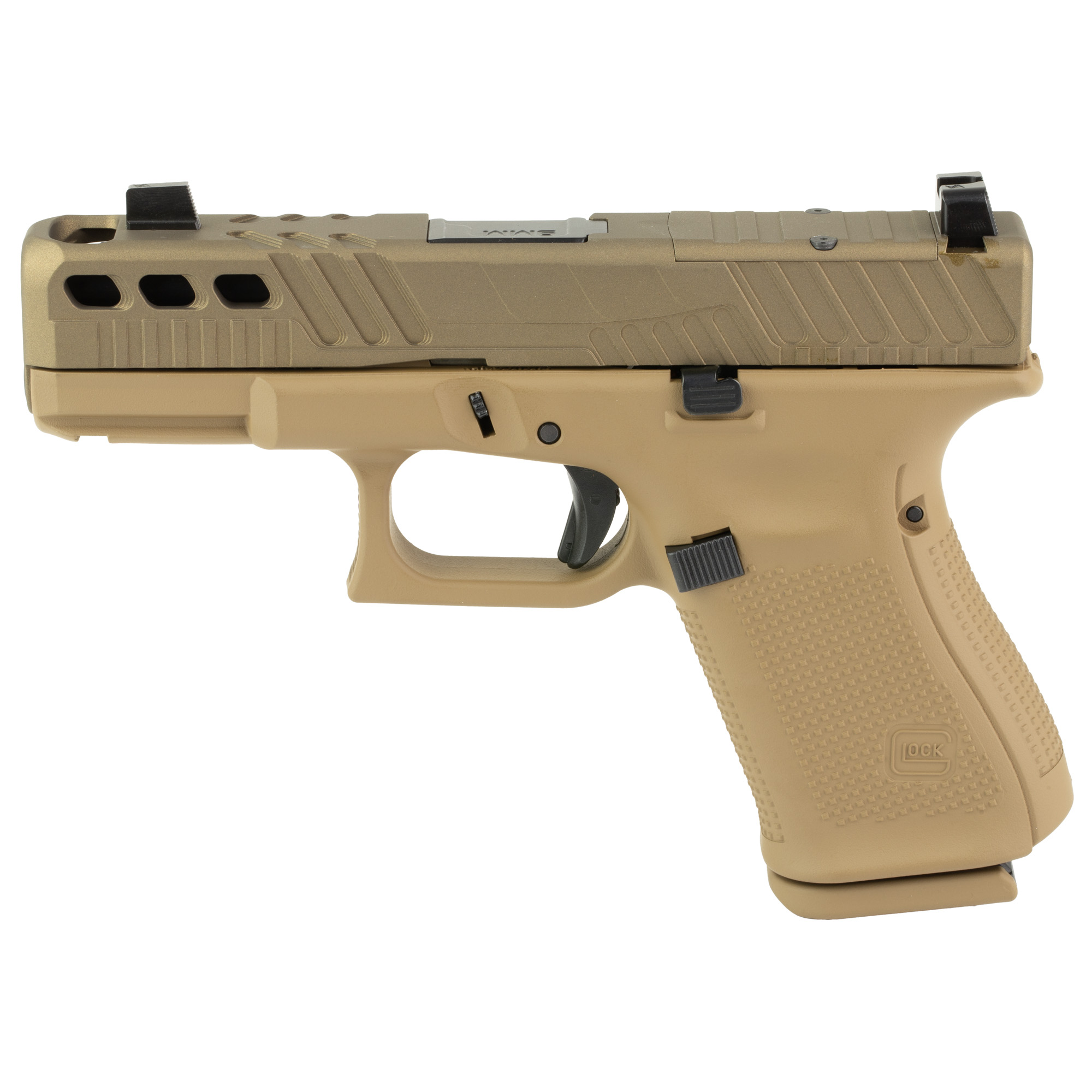 Glock 19 Gen5 9mm Luger 4.02" 15 Rounds Tan Cerakote