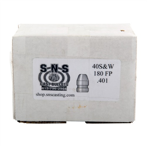 .40 CAL/10MM (.401'') 180GR FP LEAD BULLETS 500/BOX