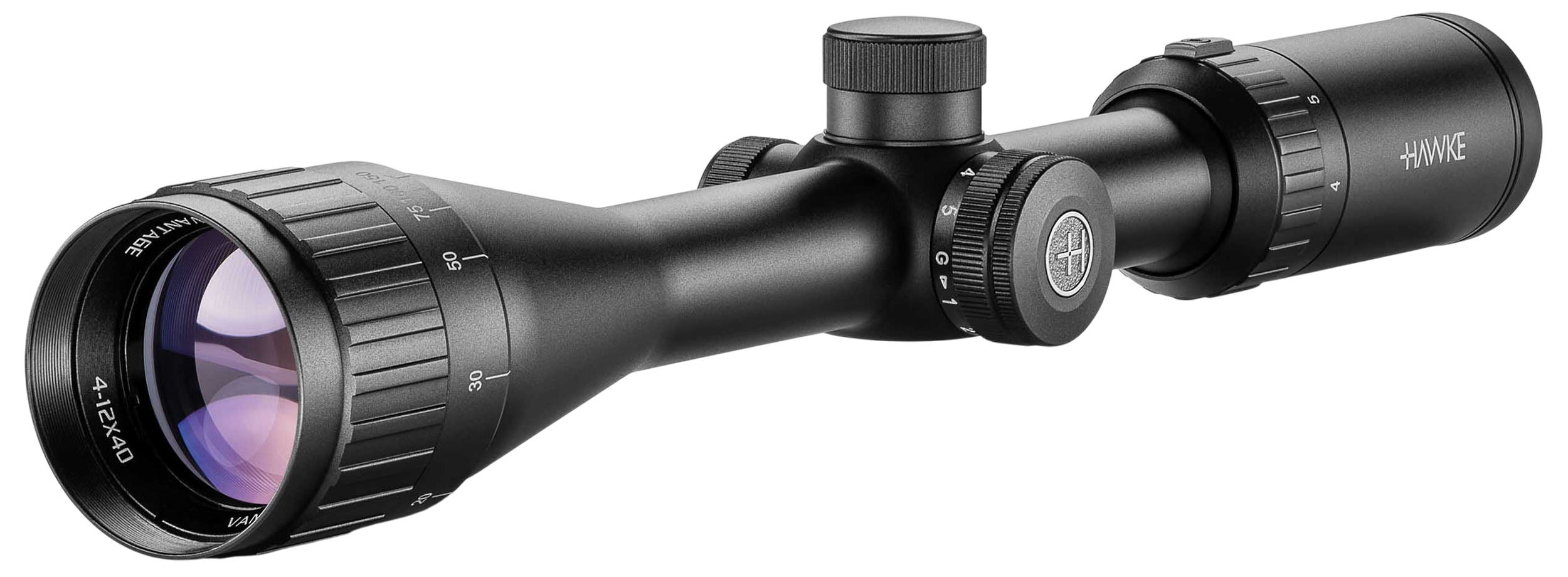 Hawke Sport Optics Vantage IR Riflescope 4-12x40mm 1in Illuminated Red Green Rimfire 22 WMR Reticle