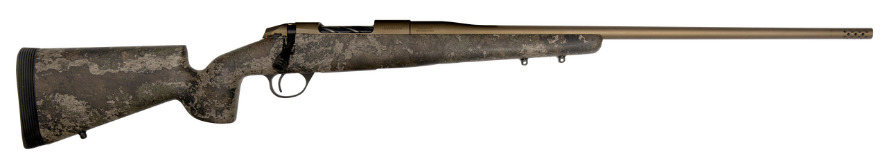 Fierce Firearms FCEFRYLR65CRDBZST Fury LR 6.5 Creedmoor Caliber with 3+1 Capacity, 24" Barrel, Bronze Cerakote Metal Finish & TrueTimber Strata Synthetic Stock, (Full Size)
