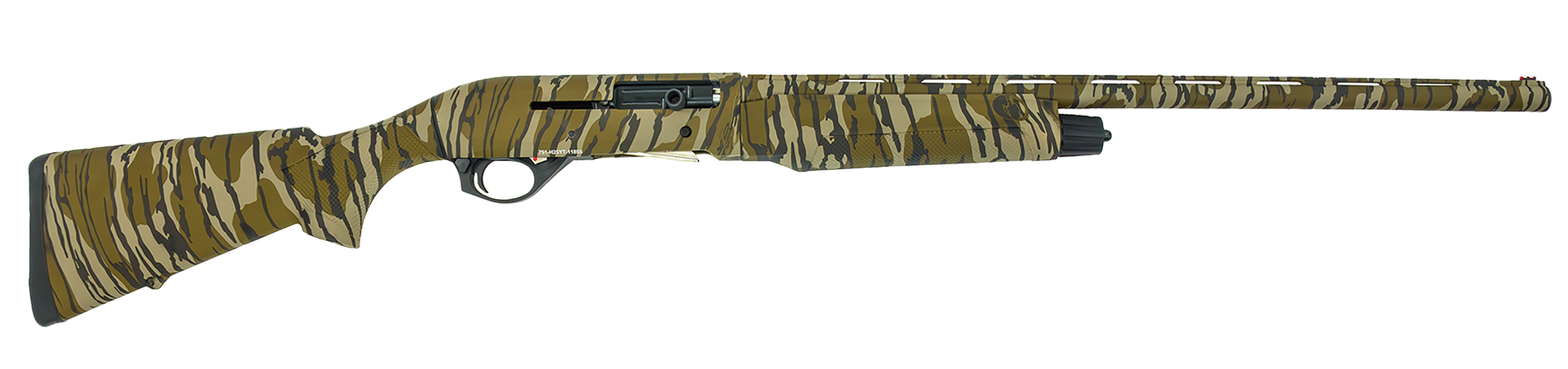 SDS Imports 21000195 S2  Full Size 20 Gauge Semi-Auto 3" 3+1 28" Overall Mossy Oak Bottomland Vent Rib Barrel, Drilled & Tapped Receiver, Fixed Synthetic Stock