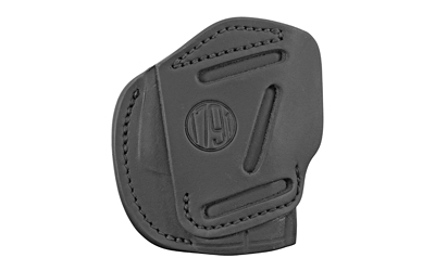 1791 Gunleather 3WH2SBLA 3-Way  IWB/OWB Size 02 Stealth Black Leather Belt Loop Compatible w/ Ruger LCP Compatible w/ Glock 42 Compatible w/ S&W Bodyguard Ambidextrous Hand - 3WH2SBLA - 816161020142