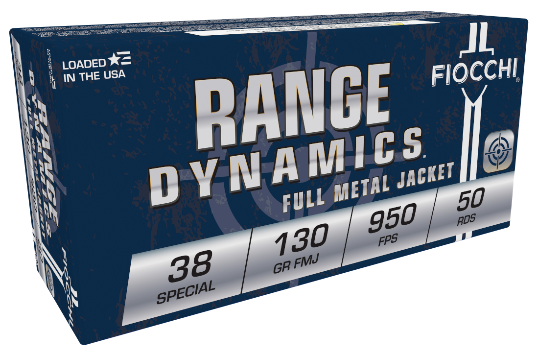 Fiocchi Shooting Dynamics Pistol Ammo 38 Spl 130 gr. FMJ 50 rd.