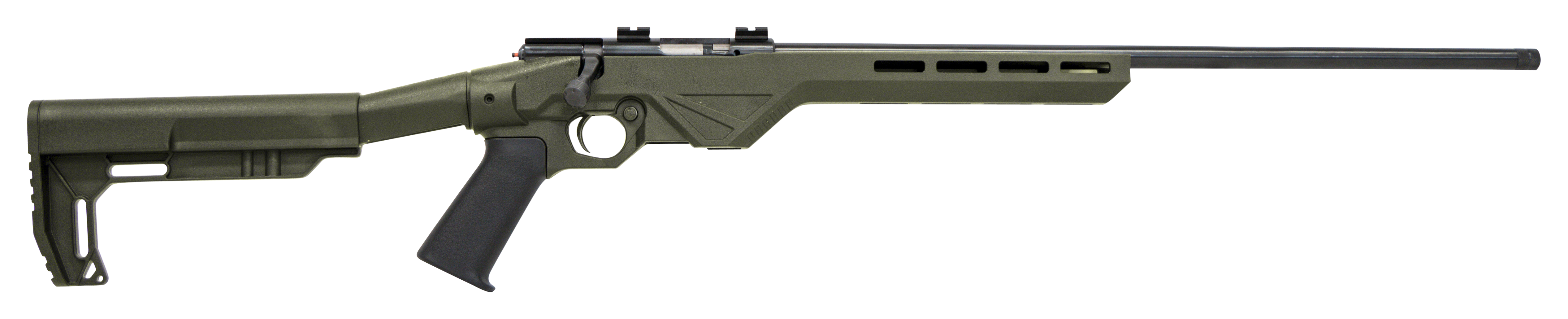 Citadel CIT22WMBLTODG Trakr  22 WMR 5+1 18" Blued Steel Barrel & Receiver, OD Green Synthetic Stock