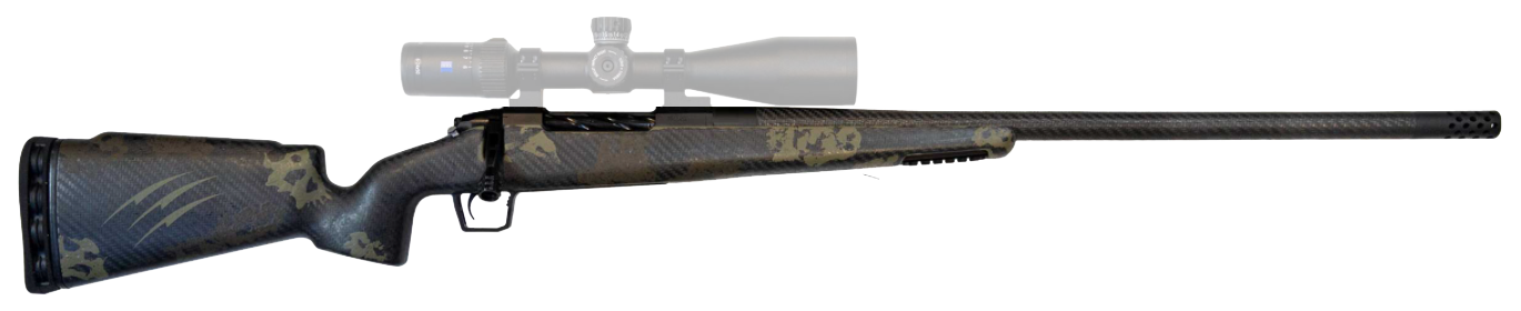 Fierce Firearms LRCR300WINMMV4 Carbon Rival LR 300 Win Mag 3+1 24" Carbon Fiber C3 Carbon Fiber Barrel Midnight Bronze Cerakote Steel Midnight Bronze Fixed Fierce Tech C3 Stock