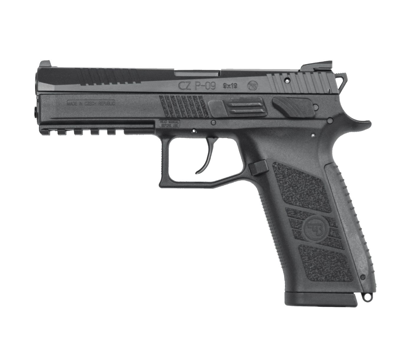 CZ P-09 9mm Luger 4.54in 10rd Polymer Frame Black Finish