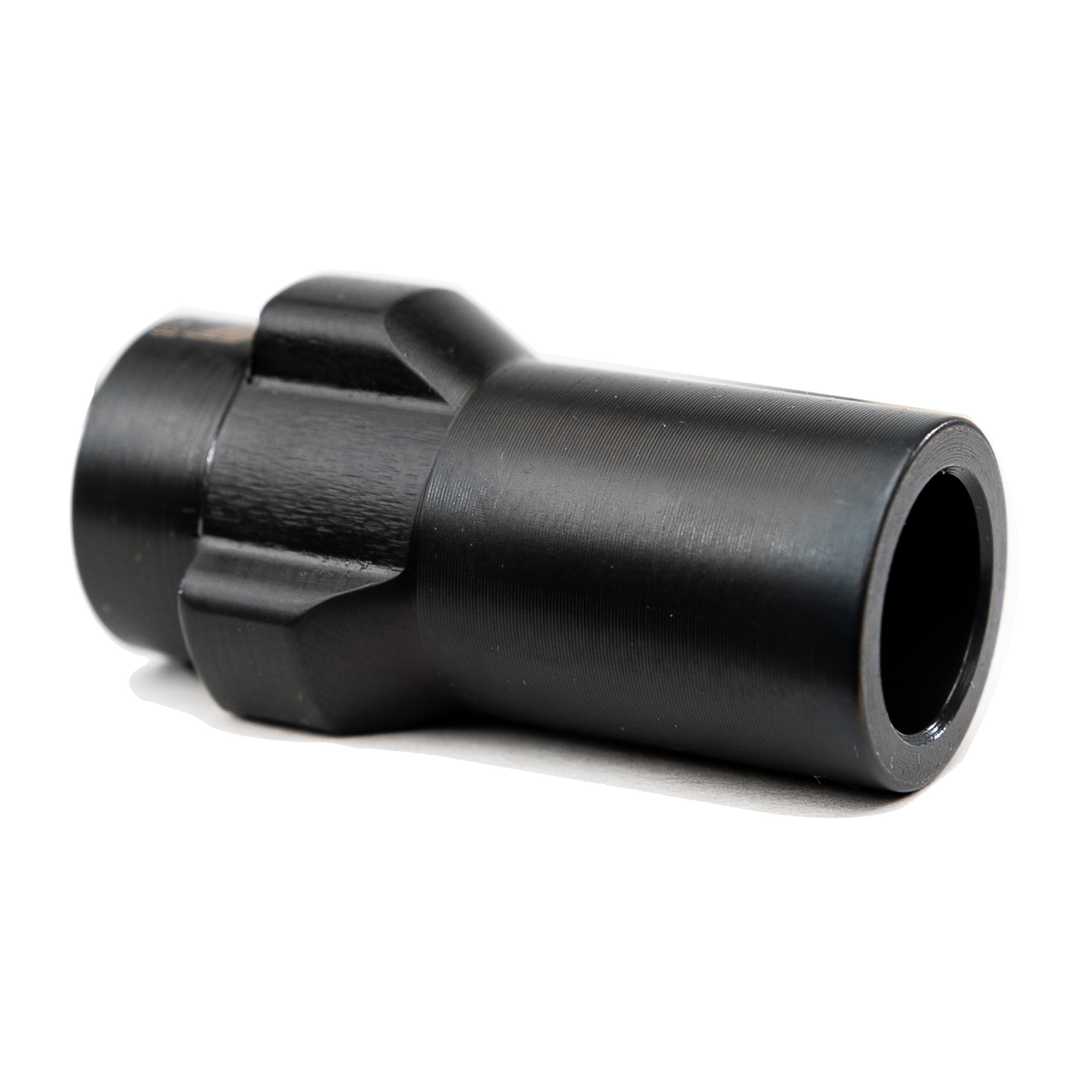 Angstadt Arms AA093LSD28 3-Lug Muzzle Adapter Black Nitride Hardened Steel 1/2x28 Threads 1.42" 9mm