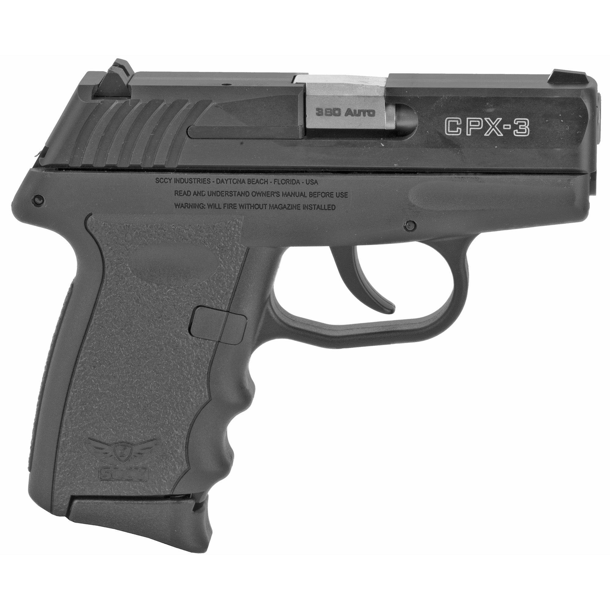 SCCY CPX-3CBBK            380 3.1  10R NS  BLK/BLK - CPX-3CBBK - 857679003500