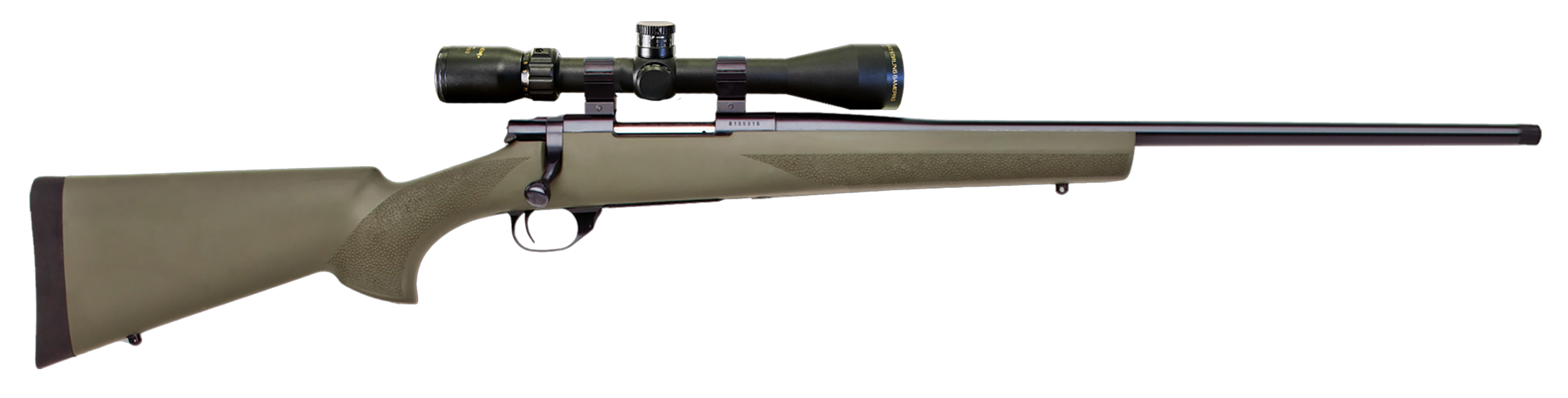 Howa HGP27MMPRCG M1500 Gamepro Gen2 7mm PRC 5+1 22", Blued Barrel/Rec, Green Fixed Hogue Pillar-Bedded Overmolded Stock, Includes Nikko Stirling 4-12x40mm Scope