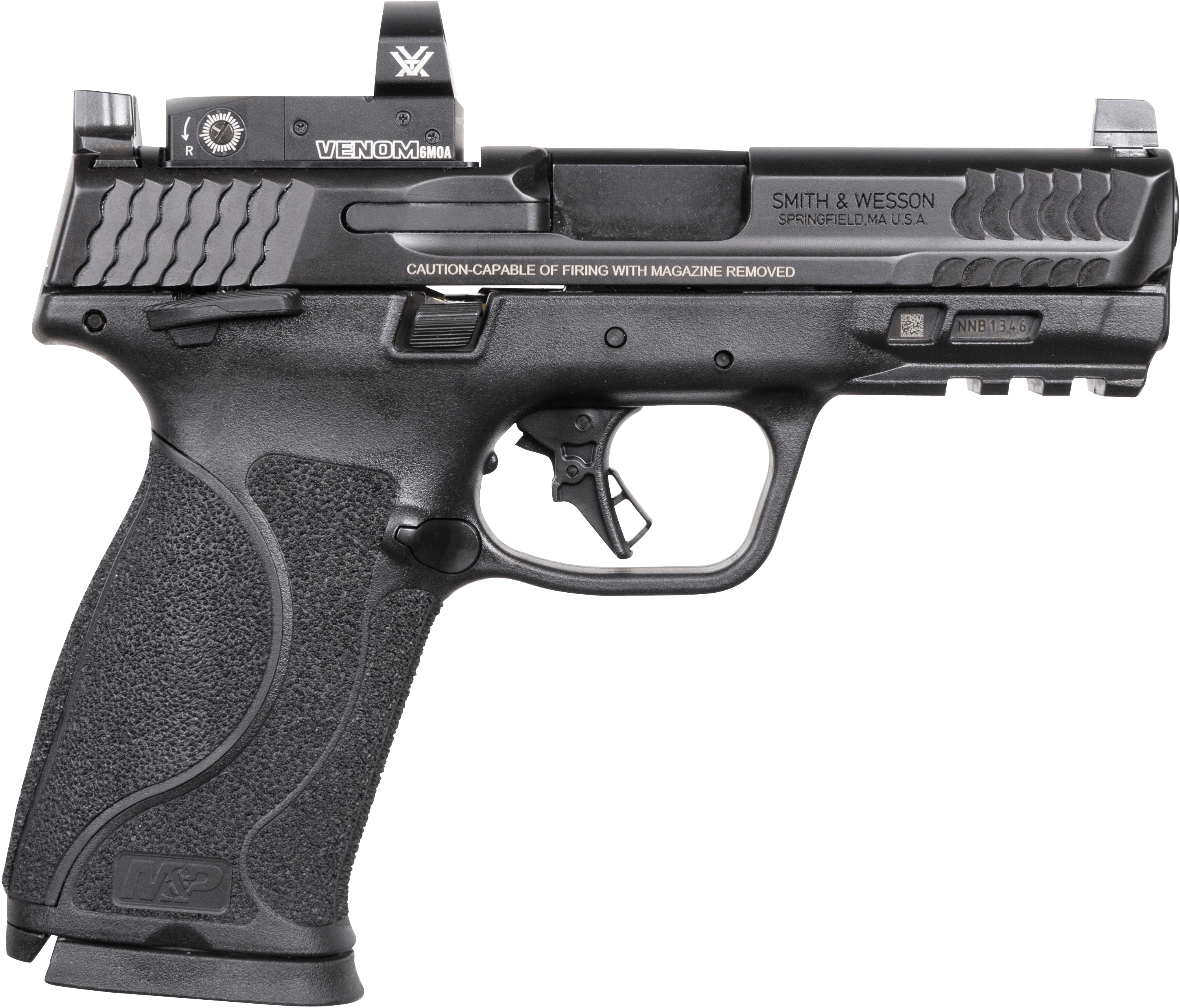 Smith & Wesson M&P M2.0 10mm Auto 4.6in 15 Rounds Polymer Optics Ready