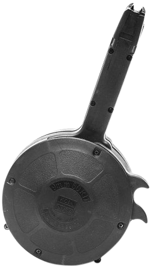 KCI Glock 9mm Drum Magazine - 50rd | Gen 2 | Fits Glock 17, 19, 26, 34