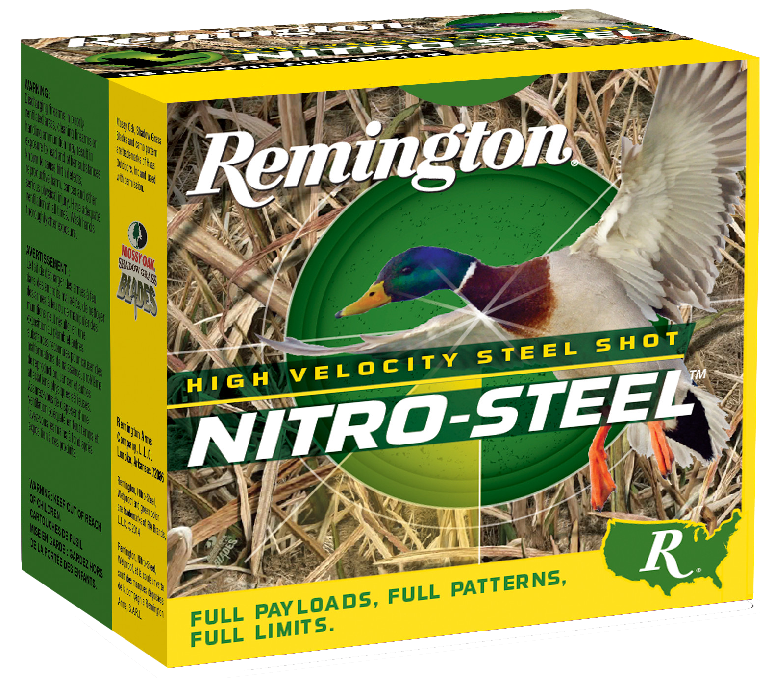 Remington Ammunition 20853 Nitro-Steel High Velocity 10Gauge 3.50" 1 1/2oz 2Shot 25 Rounds