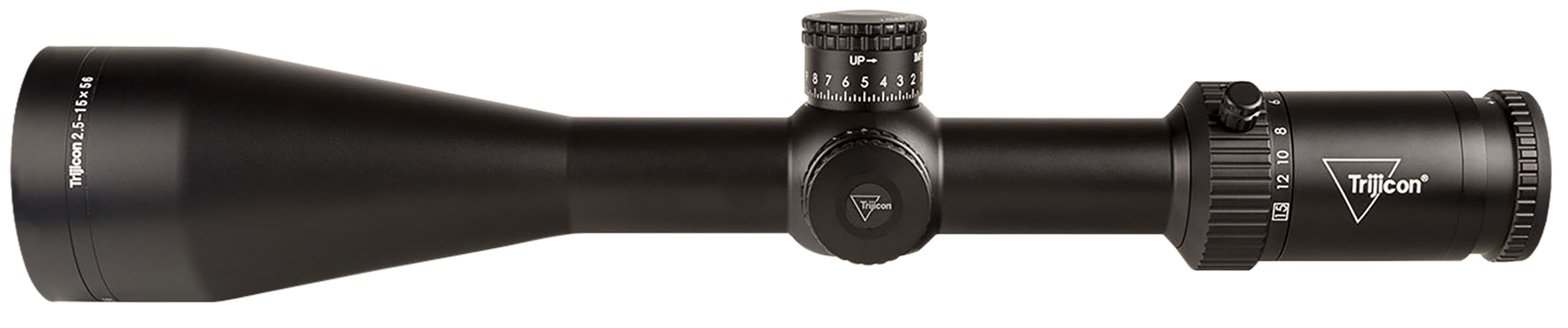 Trijicon Credo Hx 2.5-15x56mm 30mm Tube Led Red Moa Center Dot Reticle Riflescope