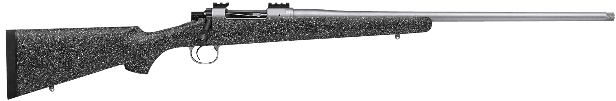 Nosler 40621 M21  28 Nosler 3+1 24" Barrel, Stainless Steel Nitride Metal Finish, Gray Speckled Black All-Weather Epoxy Stock