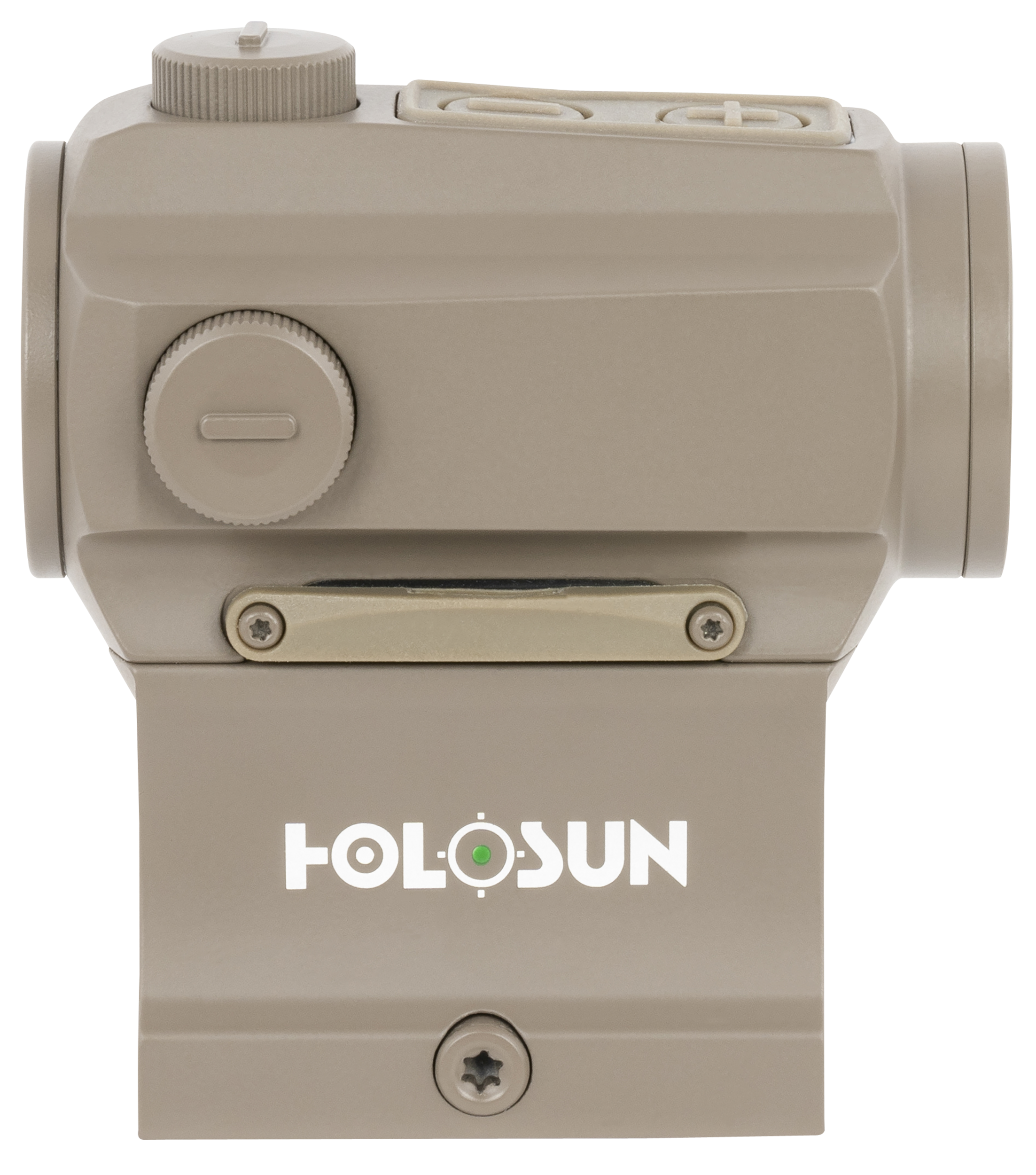 Holosun E403BGRFDE 1x20mm 2 MOA Green Dot Solar Reflex Sight Flat Dark Earth Picatinny