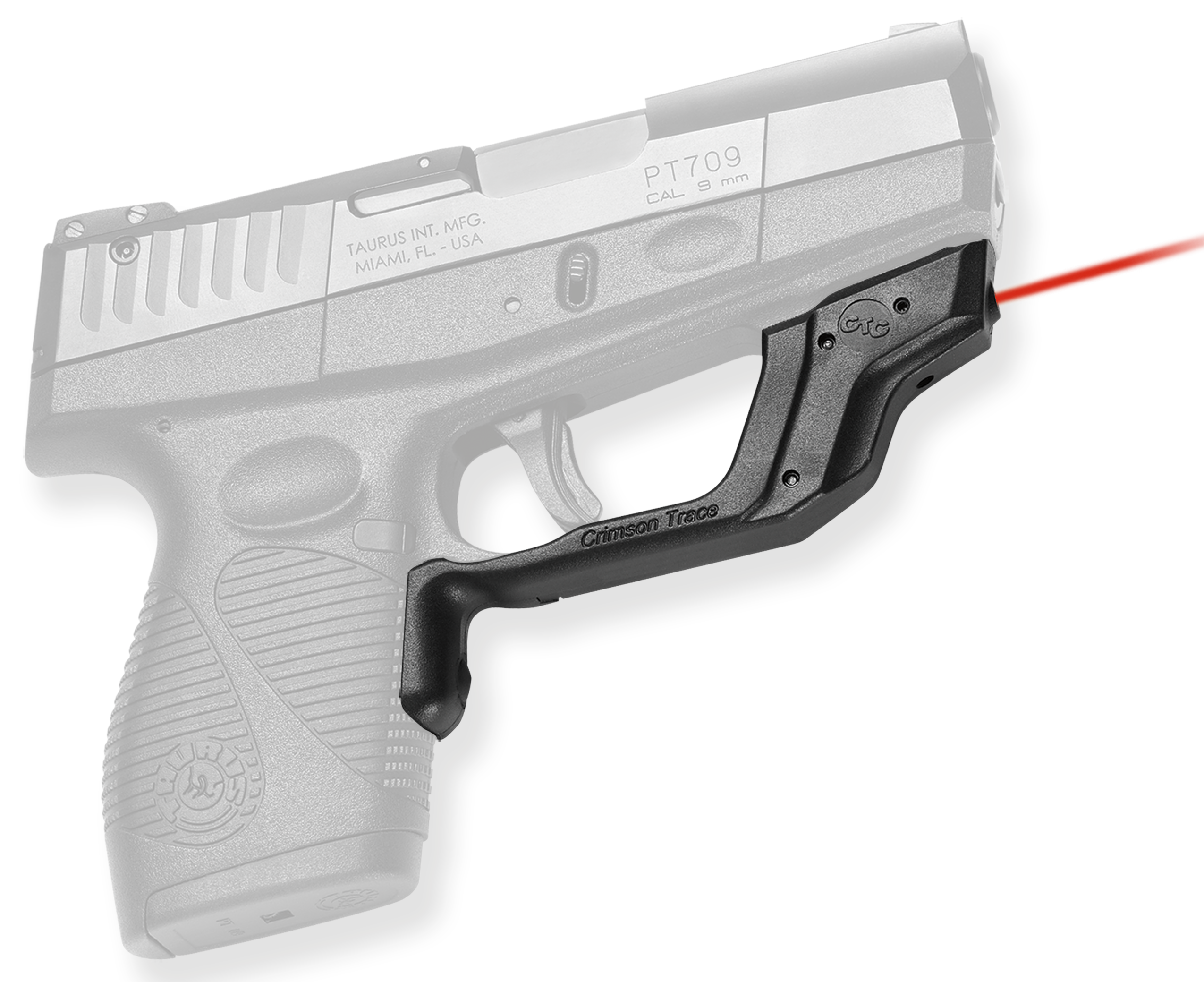 Crimson Trace LG-447 Laserguard Red Laser for Taurus Slim Pistols