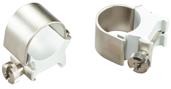 Weaver Detachable Top Mount Rings Silver 1 in High Aluminum Steel