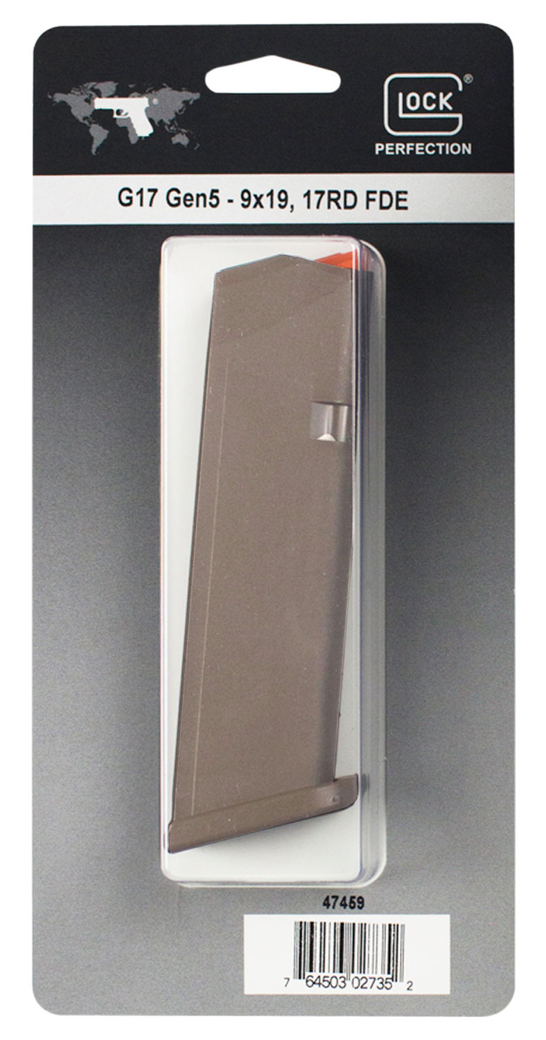 Glock G17 17rd 9mm Luger Flat Dark Earth Polymer Magazine