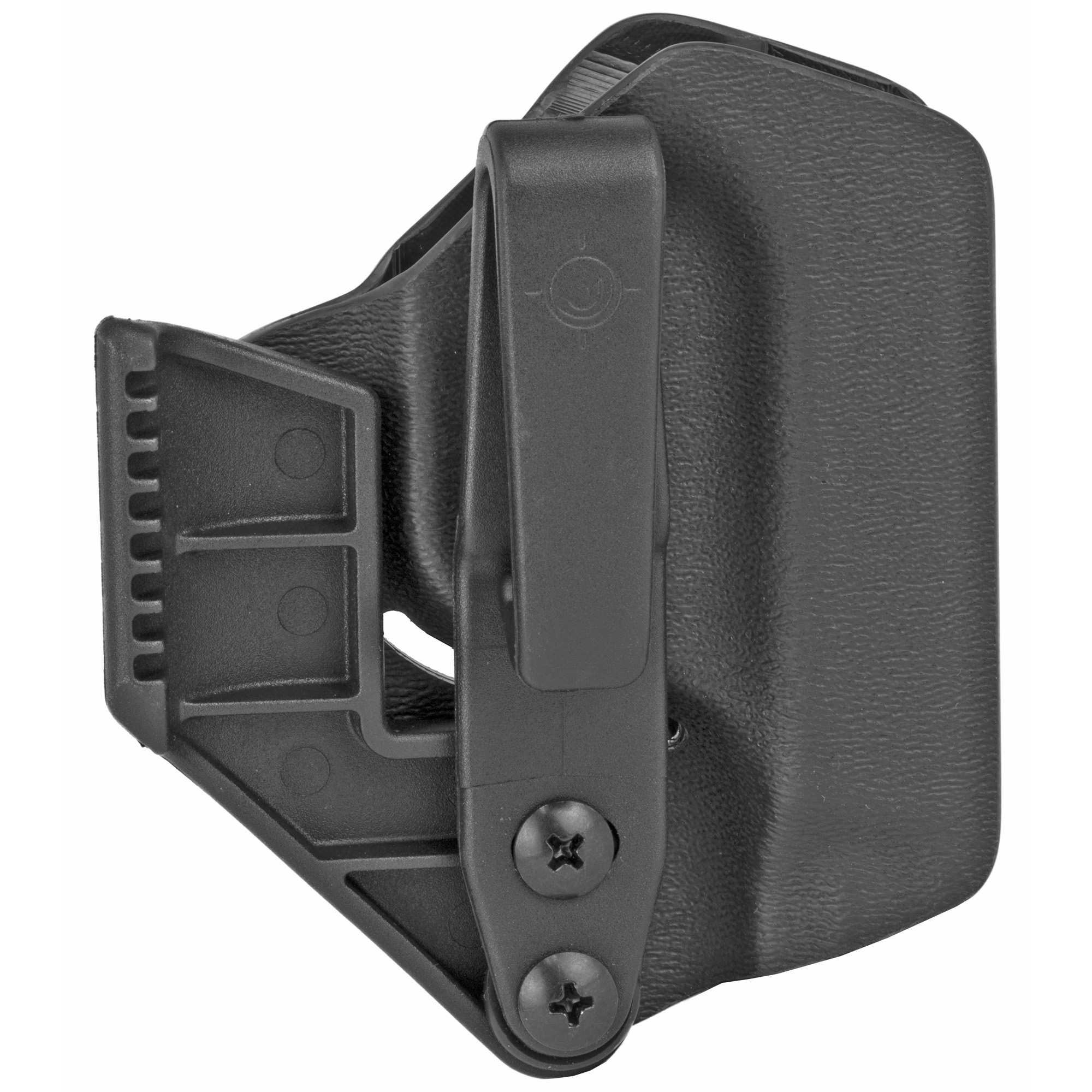 Mission First Tactical H2SWSHAIWBM Minimalist Holster IWB Black Polymer Belt Clip Fits S&W M&P Shield 2.0 9/40/Shield Plus/Shield 1.0 9/40 Ambidextrous - H2SWSHAIWBM - 814002023017
