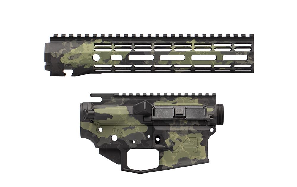 Aero Precision M4E1 Multi Caliber 10.3in Basalt Overgrowth Cerakote Builder Set