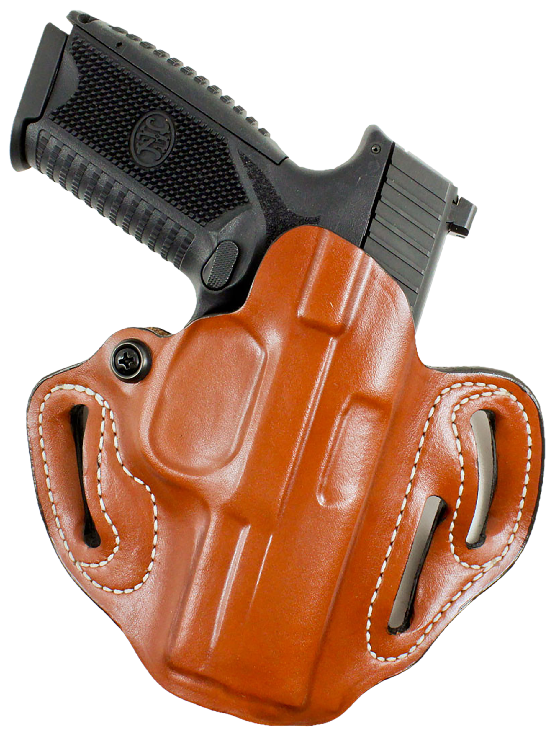 DeSantis Gunhide 002TA8YZ0 Speed Scabbard  Tan Fits Smith & Wesson M&P 5.7 Belt Loop Mount Right Hand