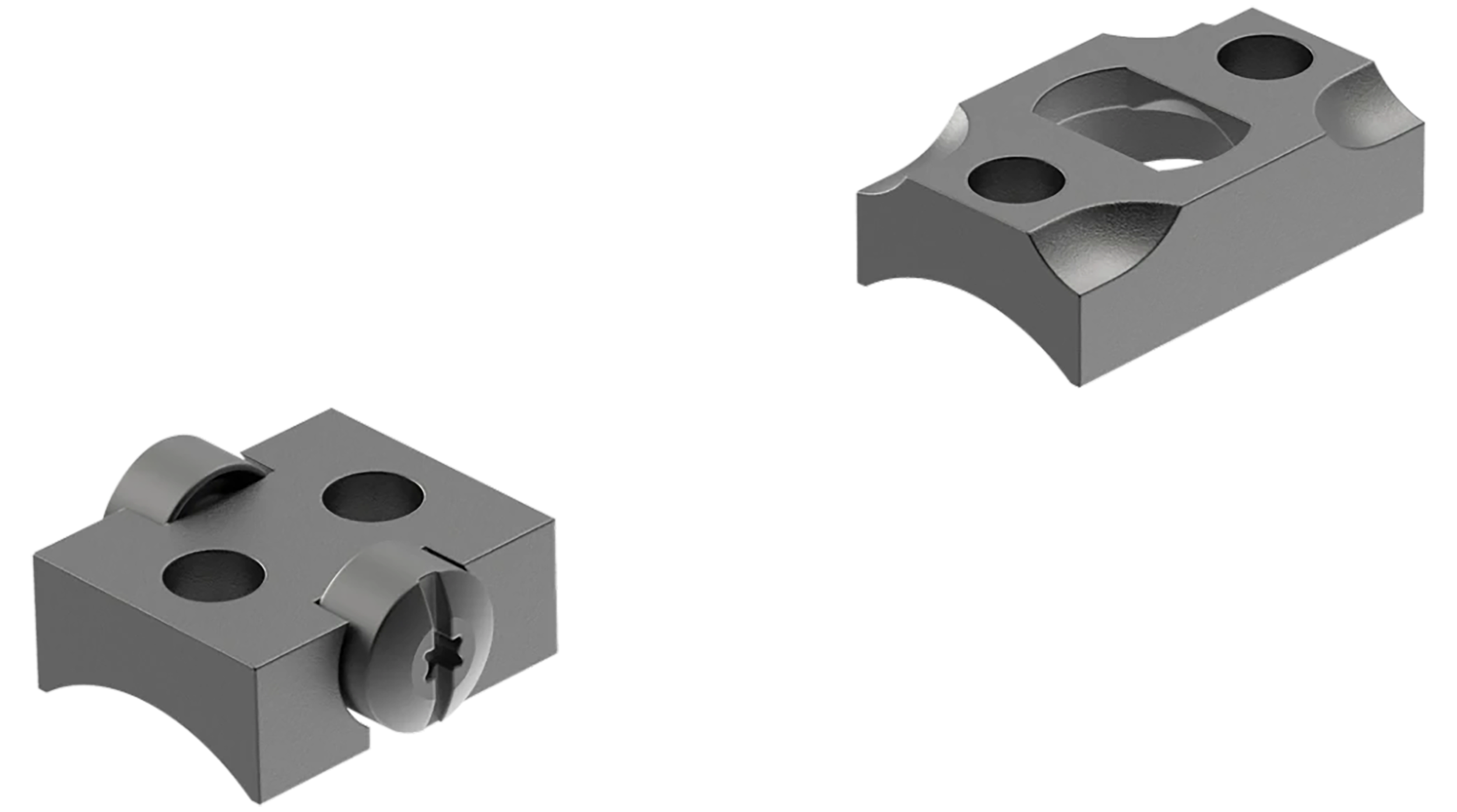 Leupold Std Two-Piece Bases Matte Kimber 84 Steel Mounting Solution