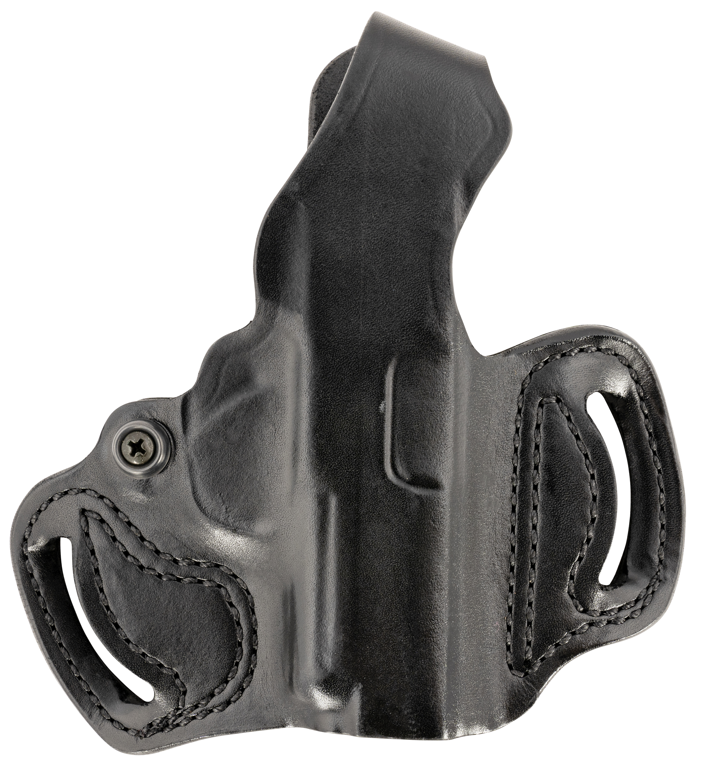 DeSantis Gunhide 085BA8JZ0 Thumb Break Mini Slide OWB Black Leather Belt Slide Fits Sig P365 Belt 1.75" Wide Right Hand