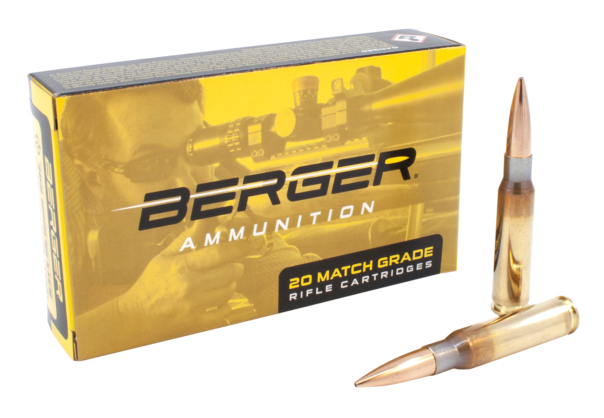 Bergara Berger Bullets 308 Winchester Fullbore Target 155.5 Grain 20 Rounds