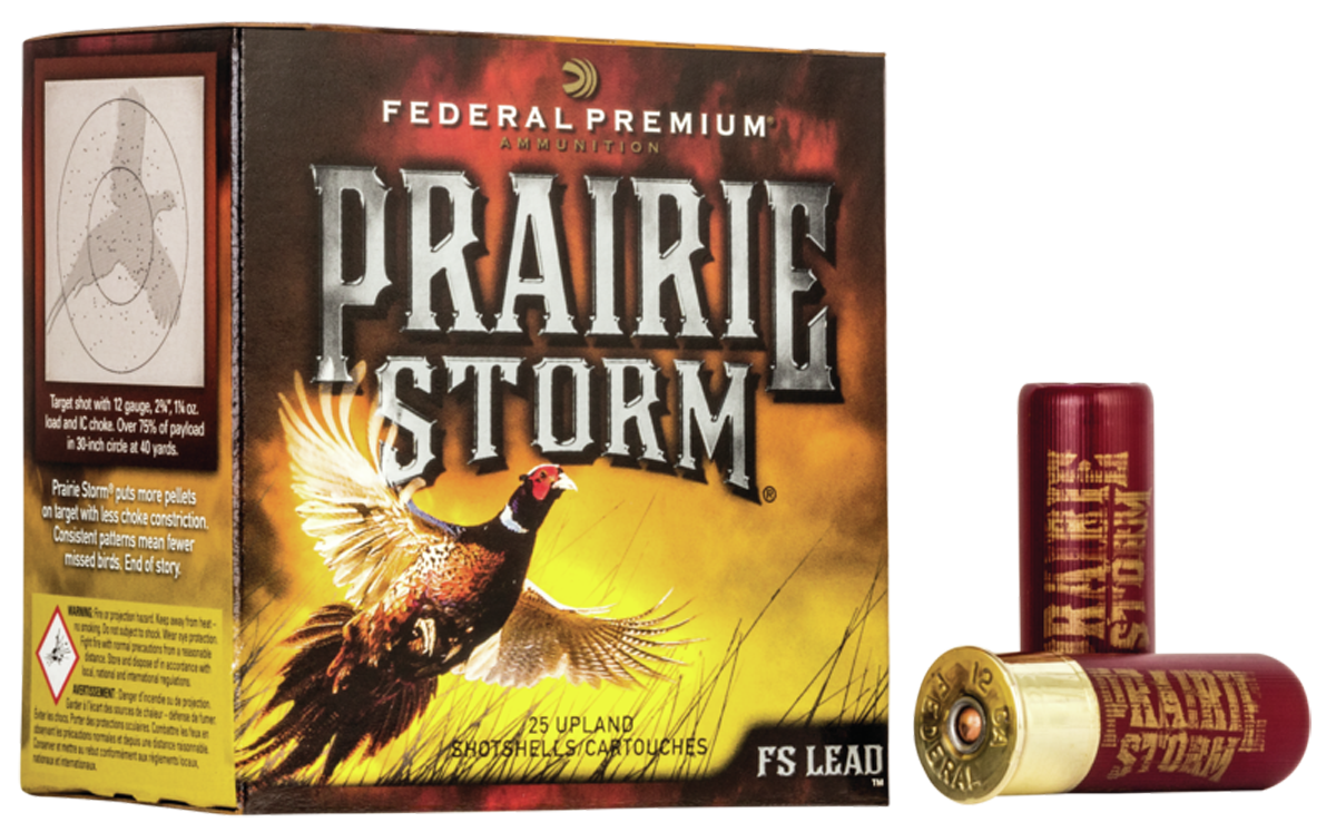 Federal Premium Prairie Storm Shotgun Ammo 12 ga. 2.75 in. 1 1/4 oz. 5 Shot FS Lead 25 rd.